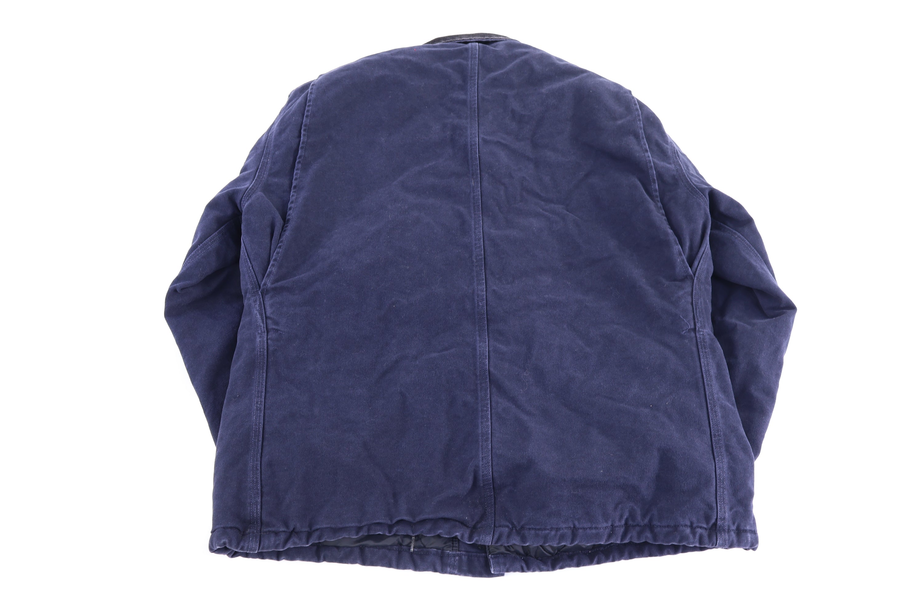 Carhartt Logo Patch Blue Full Zip Jacket