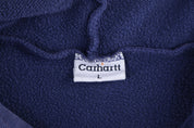 Carhartt Logo Patch Blue Pullover Hoodie