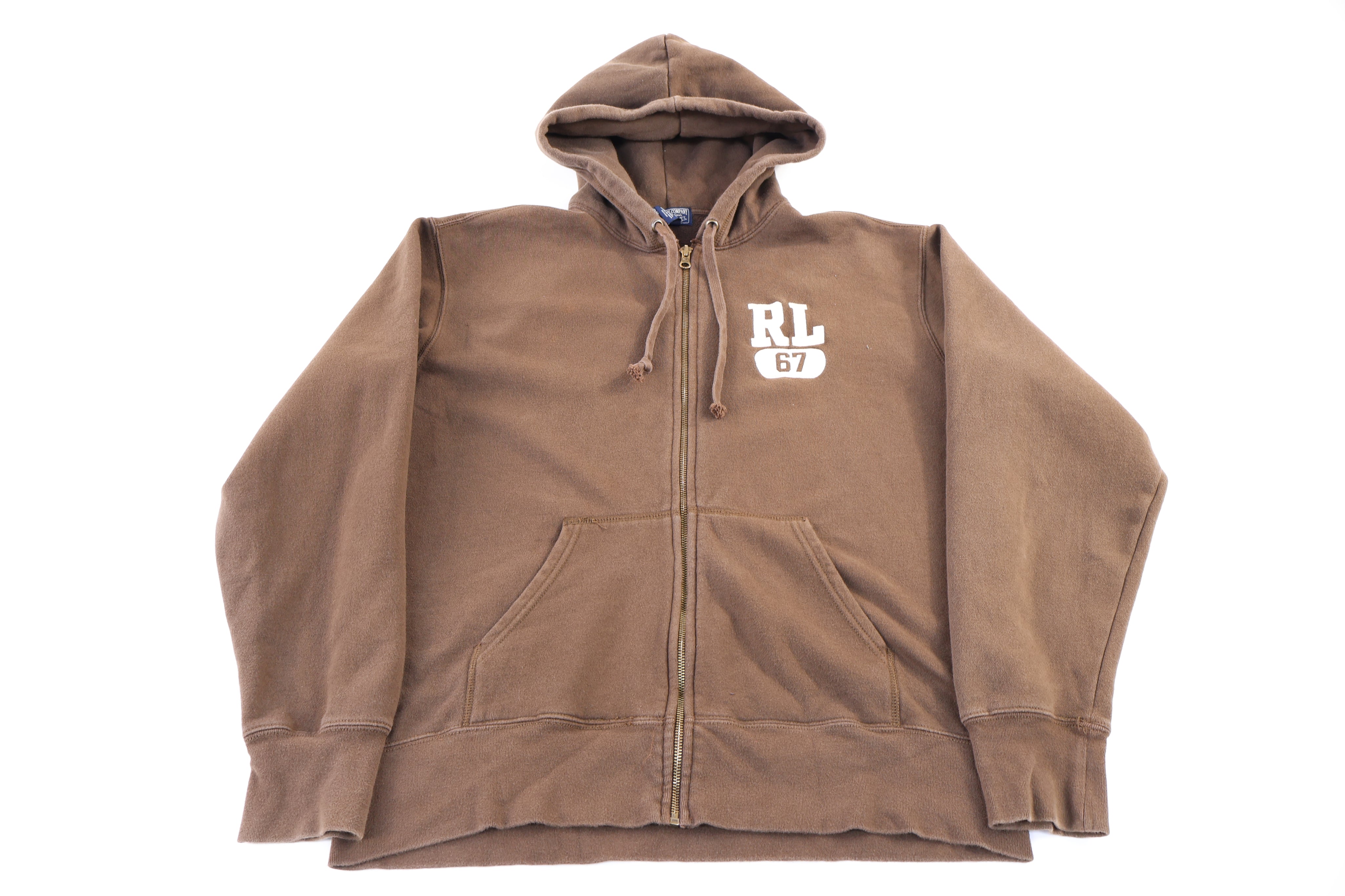 Polo Jeans Company Brown Full Zip Hoodie