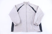 Vintage Nike Embroidered Logo Grey Full Zip Jacket