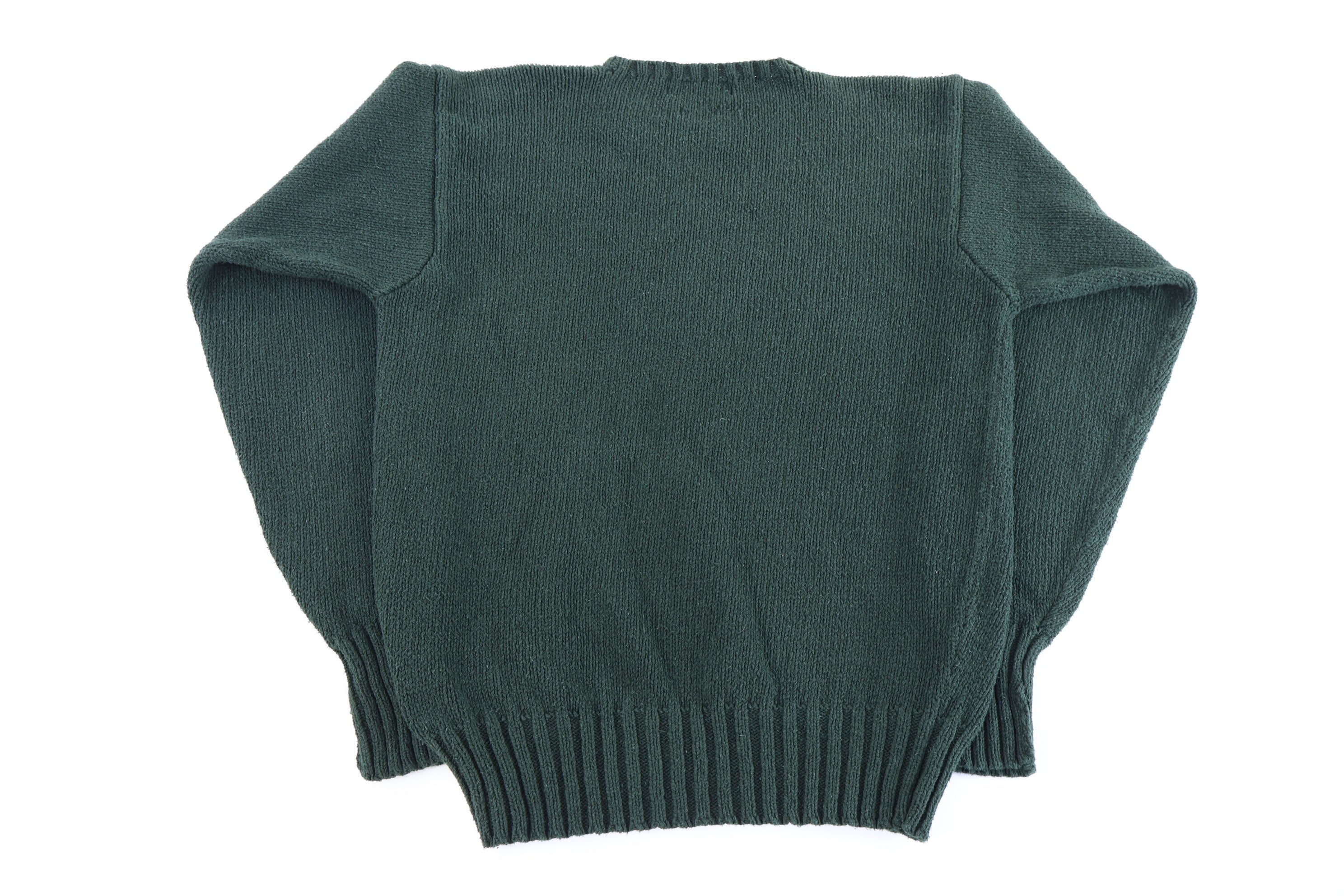 Polo by Ralph Lauren Embroidered Logo Green Knit Sweater
