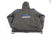 Vintage Adidas Blue & Grey Reversible Jacket