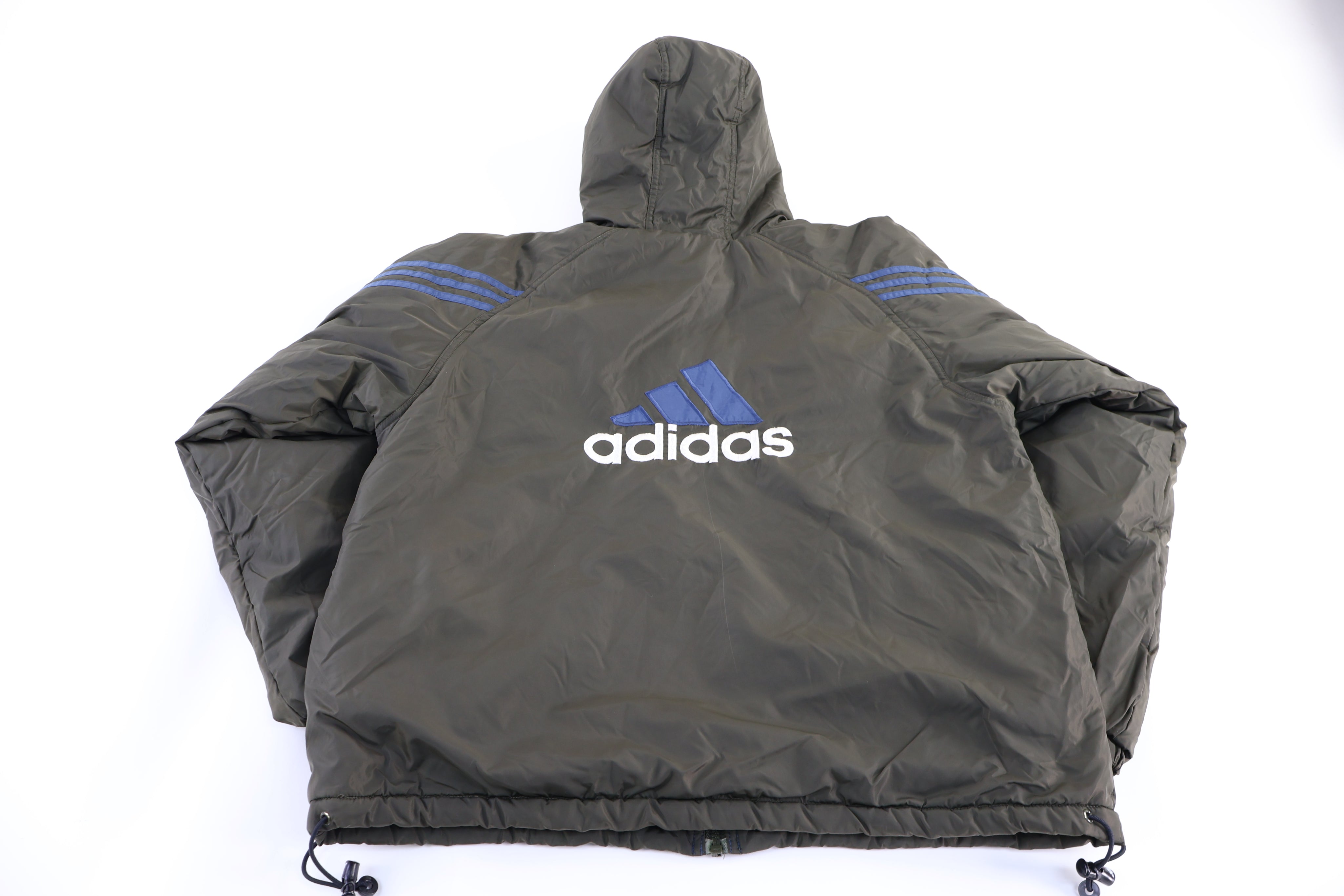 Vintage Adidas Blue & Grey Reversible Jacket