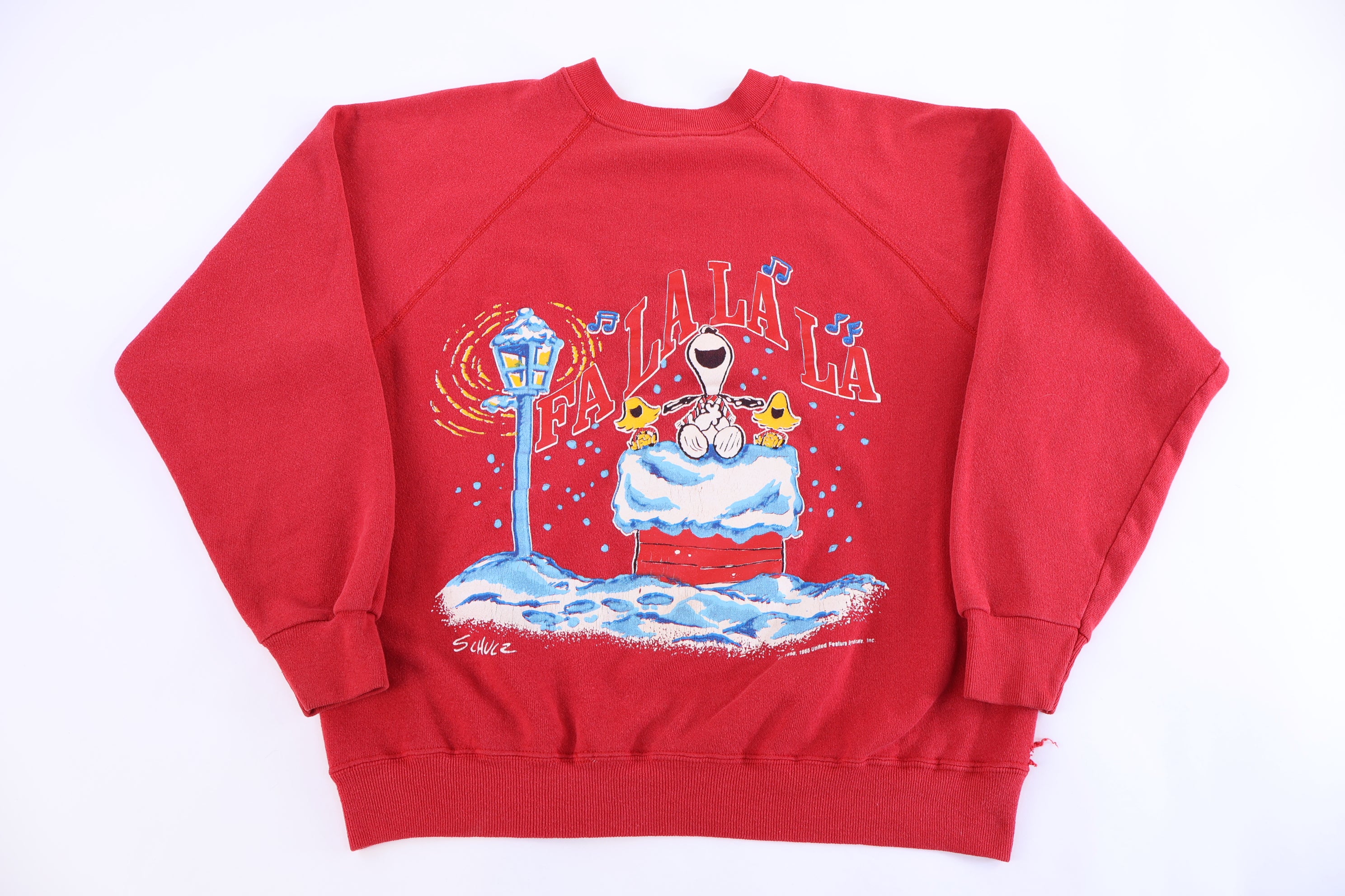 1985 Snoopy & Woodstock Christmas Sweater