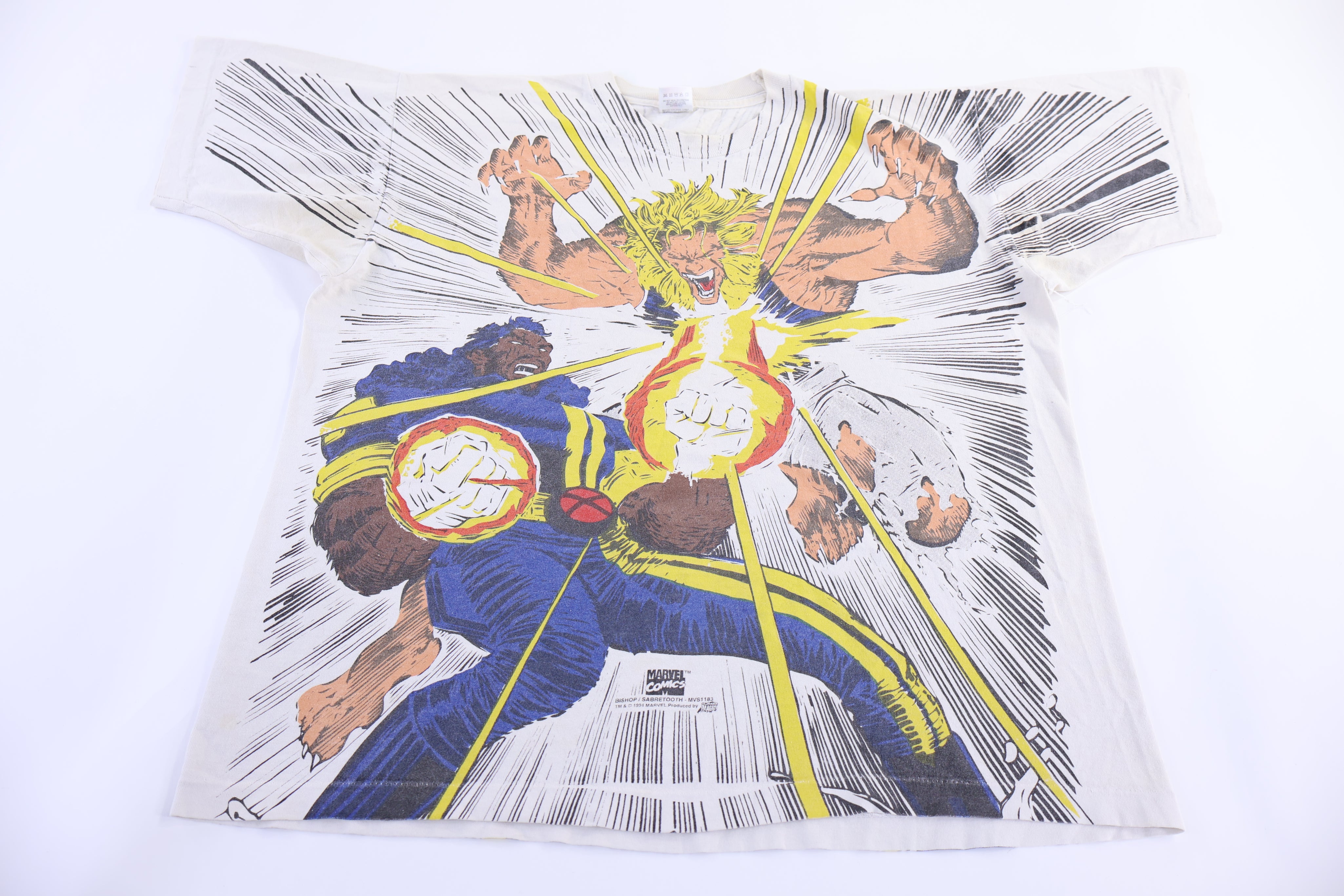 1994 Marvel Comics All Over Graphic T-shirt