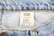 90's Levi's 560 Light Wash Denim Jeans