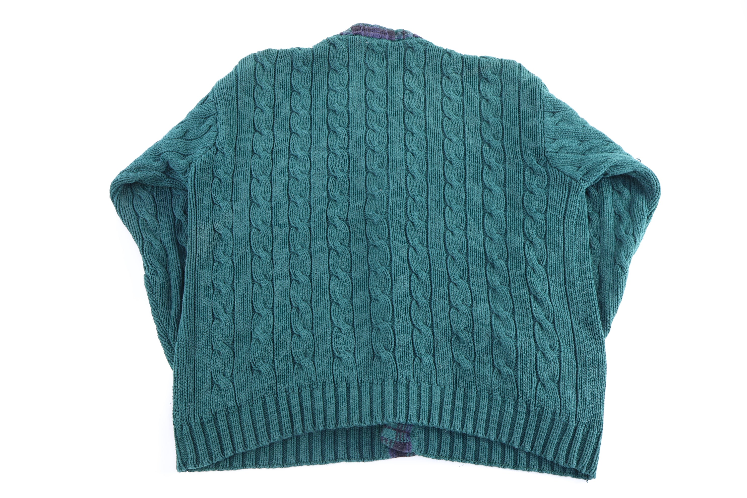 Vintage GAP Green Knit Cardigan Sweater