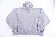 90's Carhartt Embroidered Logo Grey Pullover Hoodie
