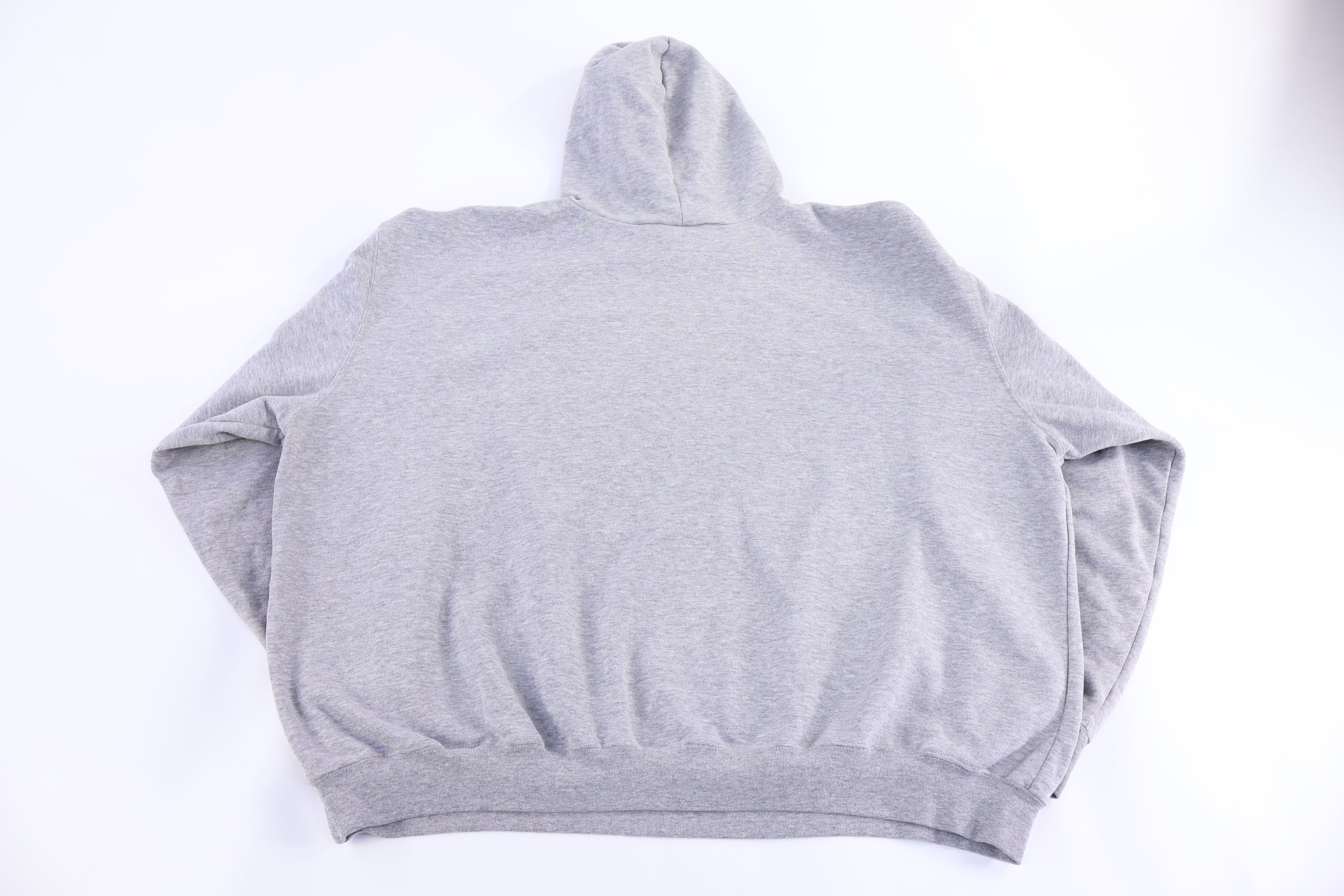 90's Carhartt Embroidered Logo Grey Pullover Hoodie