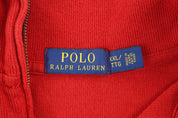 Polo Ralph Lauren Embroidered Logo Quarter Zip Sweater