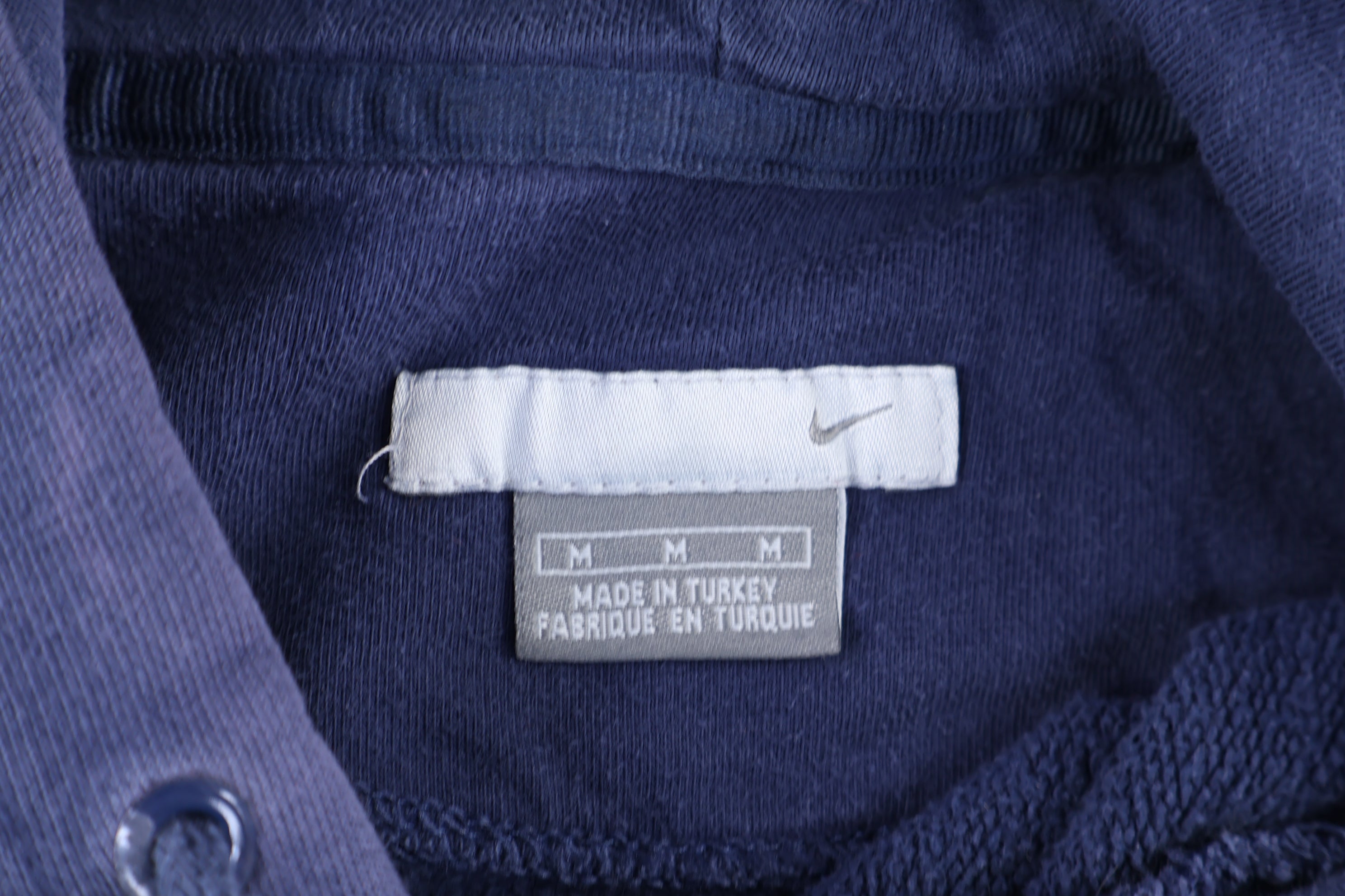 Vintage Nike Logo Graphic Navy Pullover Hoodie