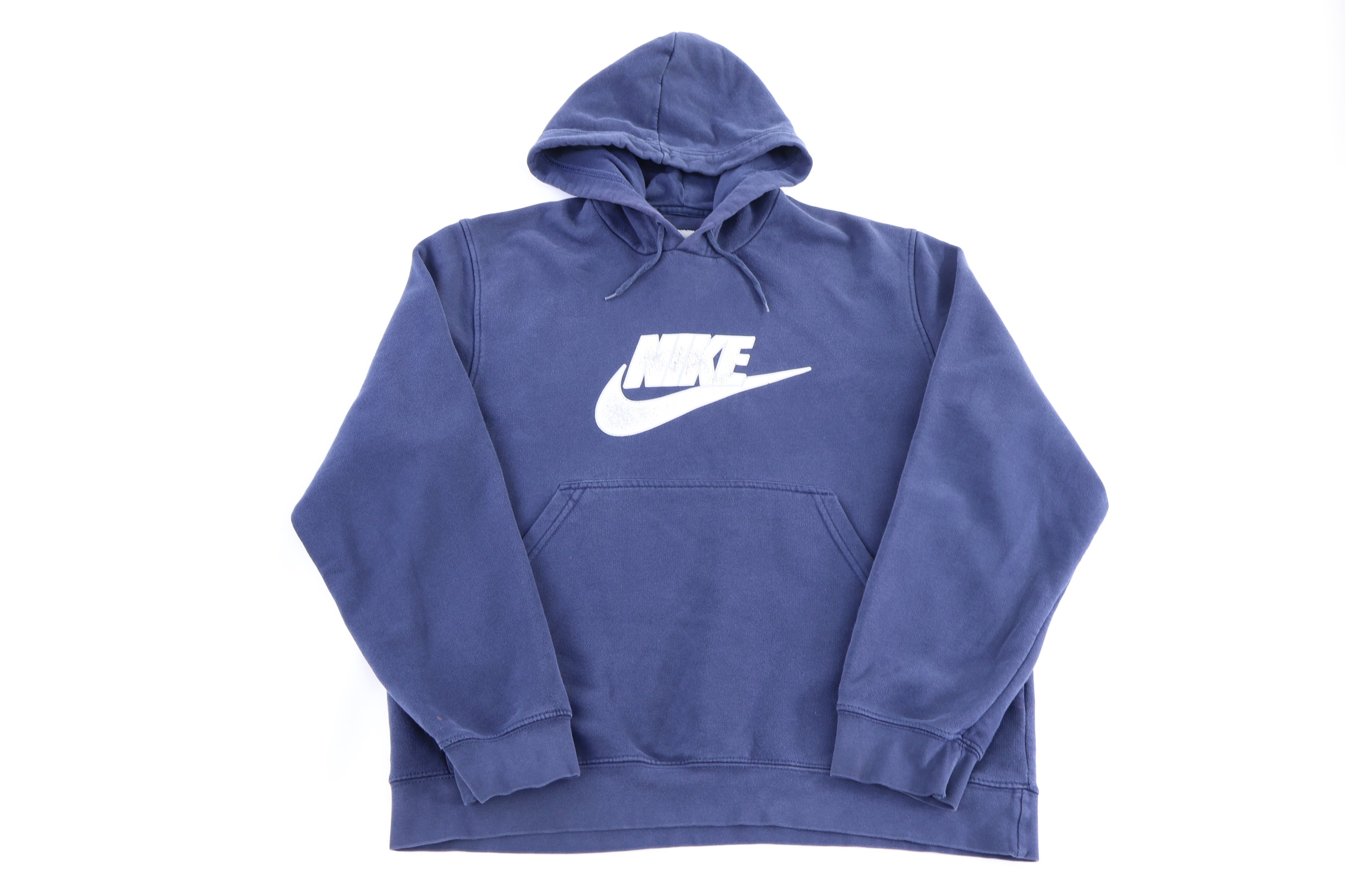 Vintage Nike Logo Graphic Navy Pullover Hoodie