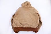 Carhartt Logo Patch Tan Full Zip Jacket