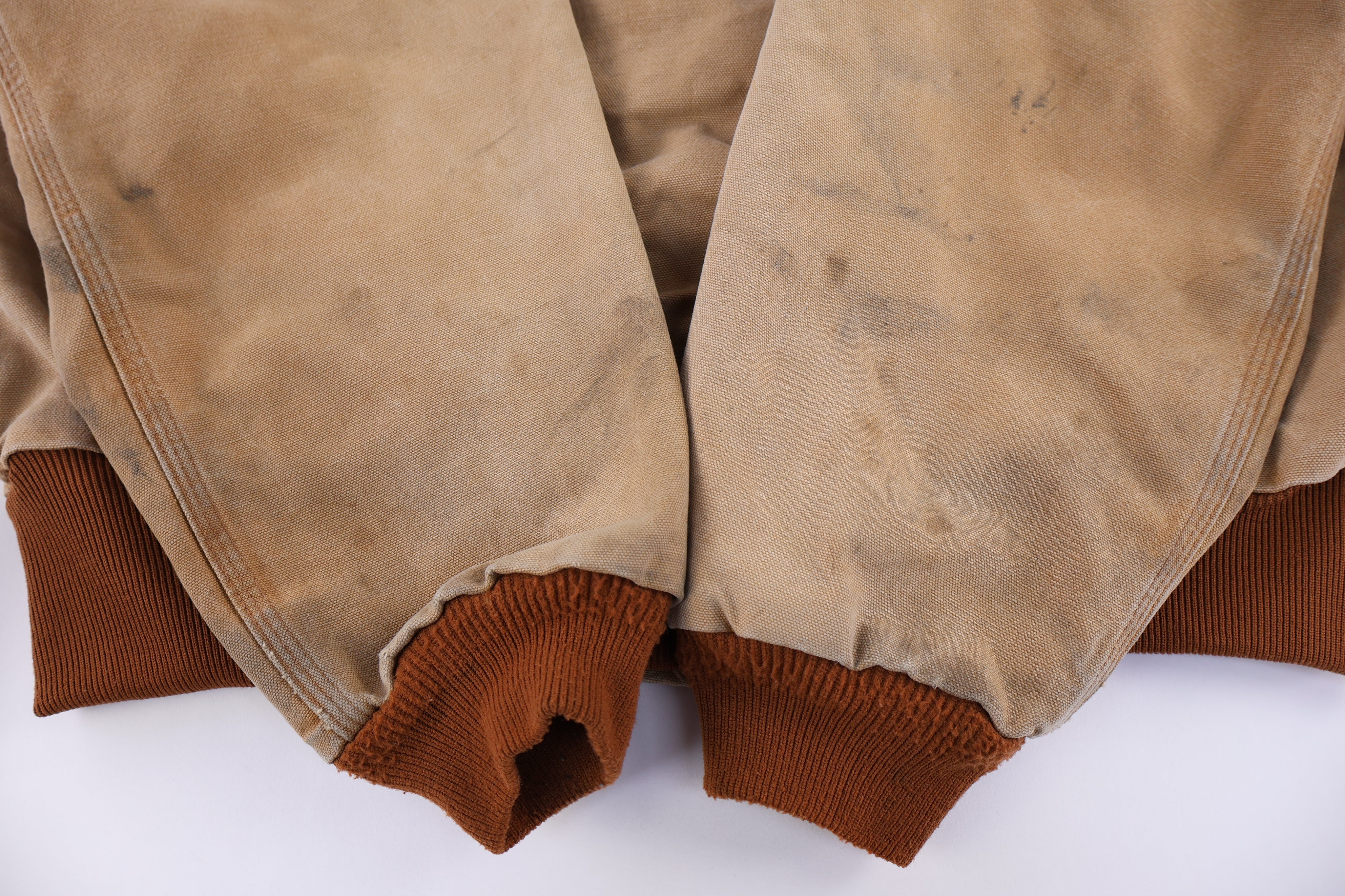 Carhartt Logo Patch Tan Full Zip Jacket