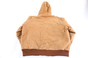 Carhartt Logo Patch Tan Full Zip Jacket