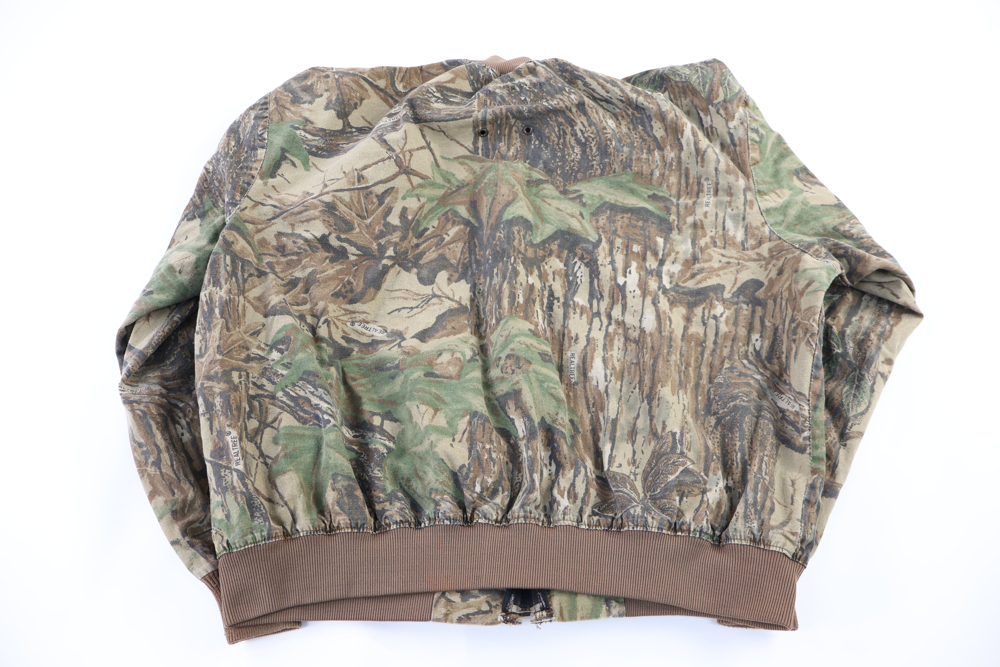90's Garden Mountain Camo Full Zip Jacket