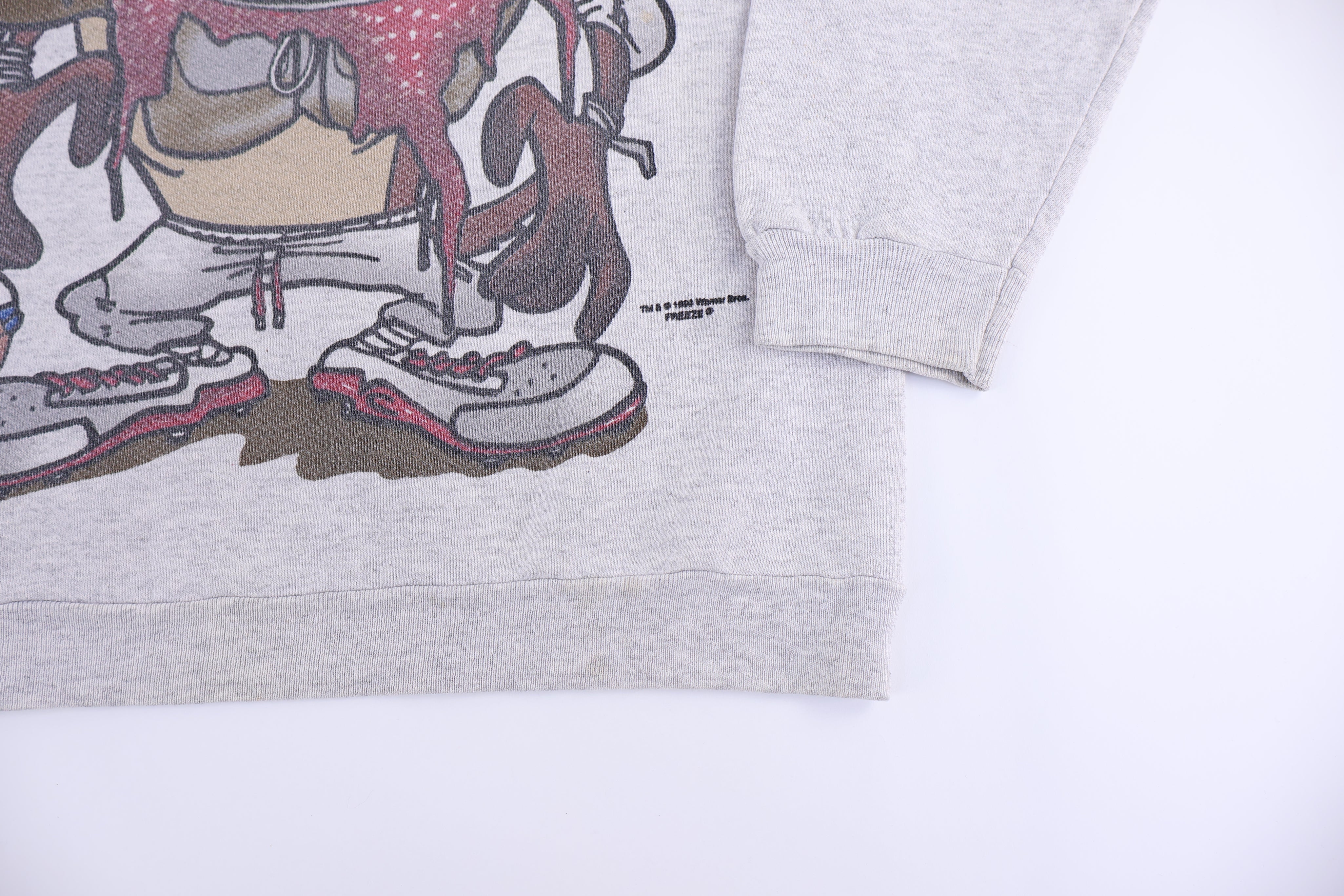1994 Looney Tunes Taz the Devil It's A Rookie Thing Sweatshirt