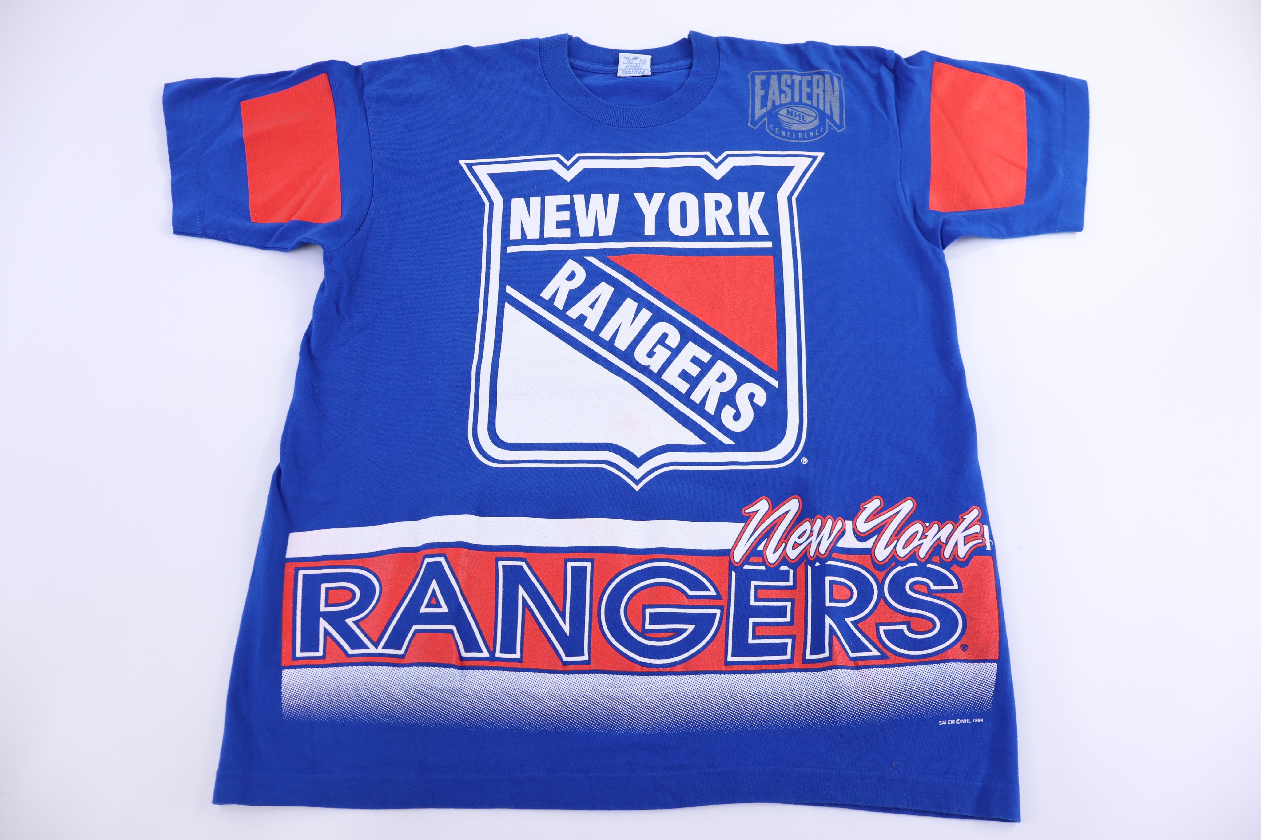 1994 New York Rangers Hockey All Over Graphic T-shirt