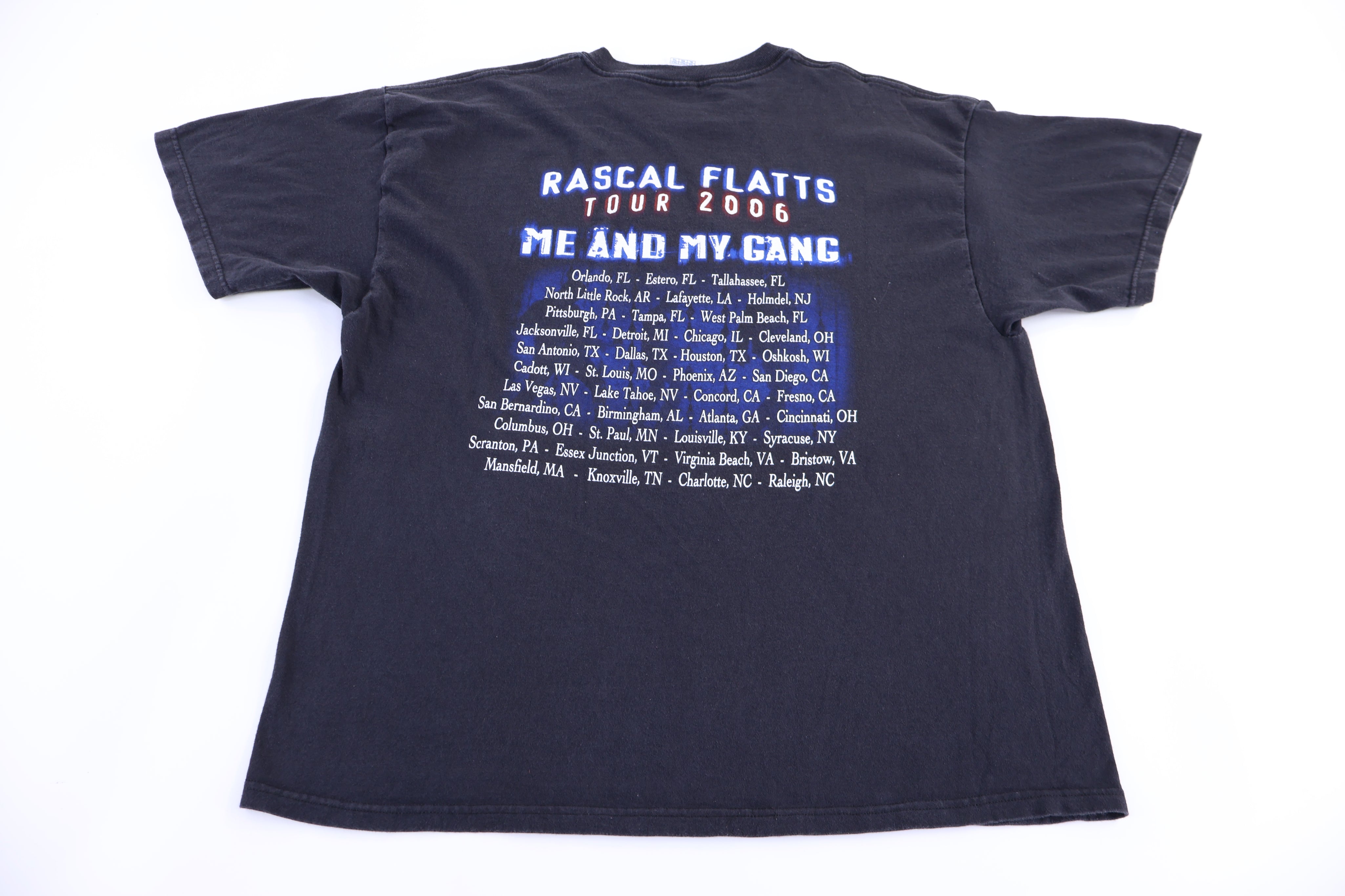2006 Rascal Flatts Me And My Gang T-shirt