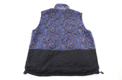 Women's 90's Columbia Multipatterned Reversible Full Zip Vest