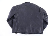 80's Excelled Black Leather Full Zip Jacket
