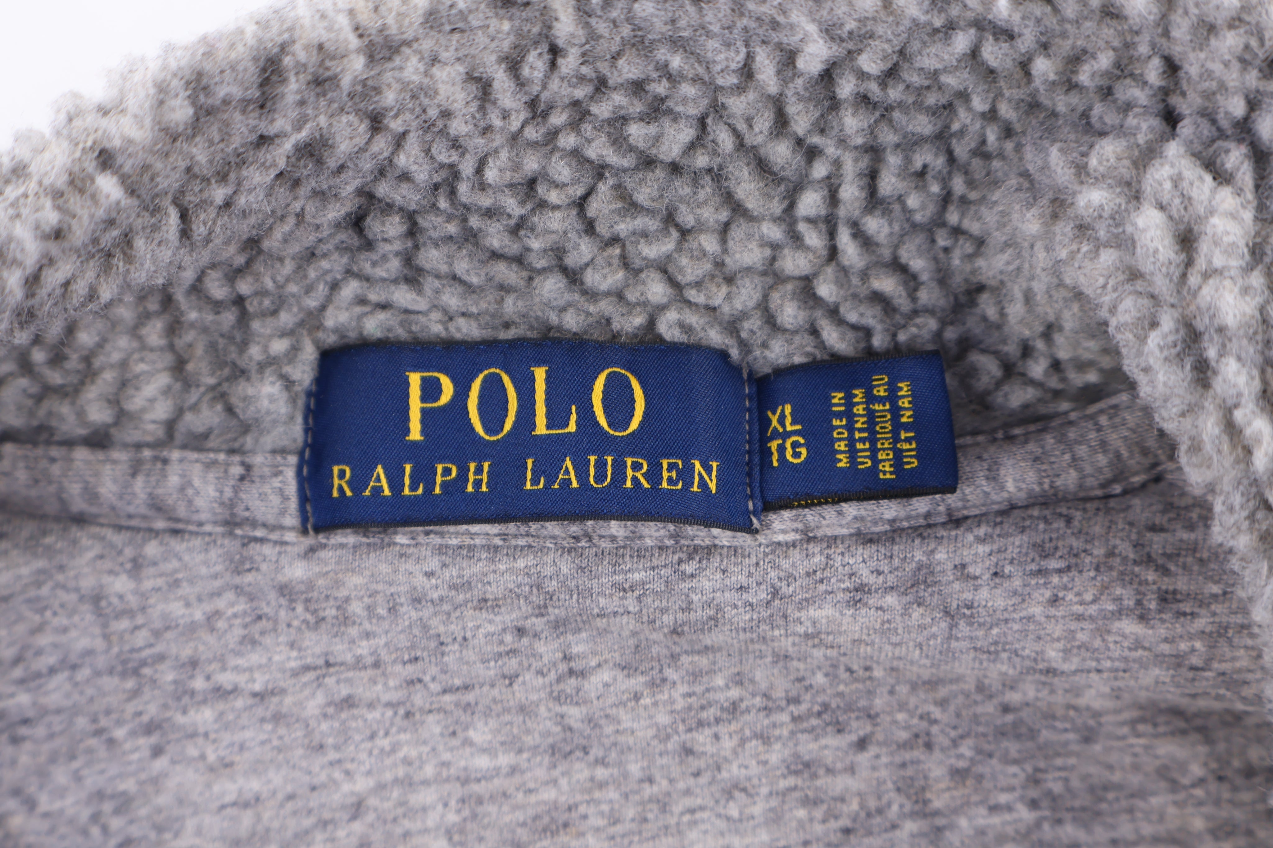 Polo Ralph Lauren Embroidered Logo Grey Full Zip Jacket