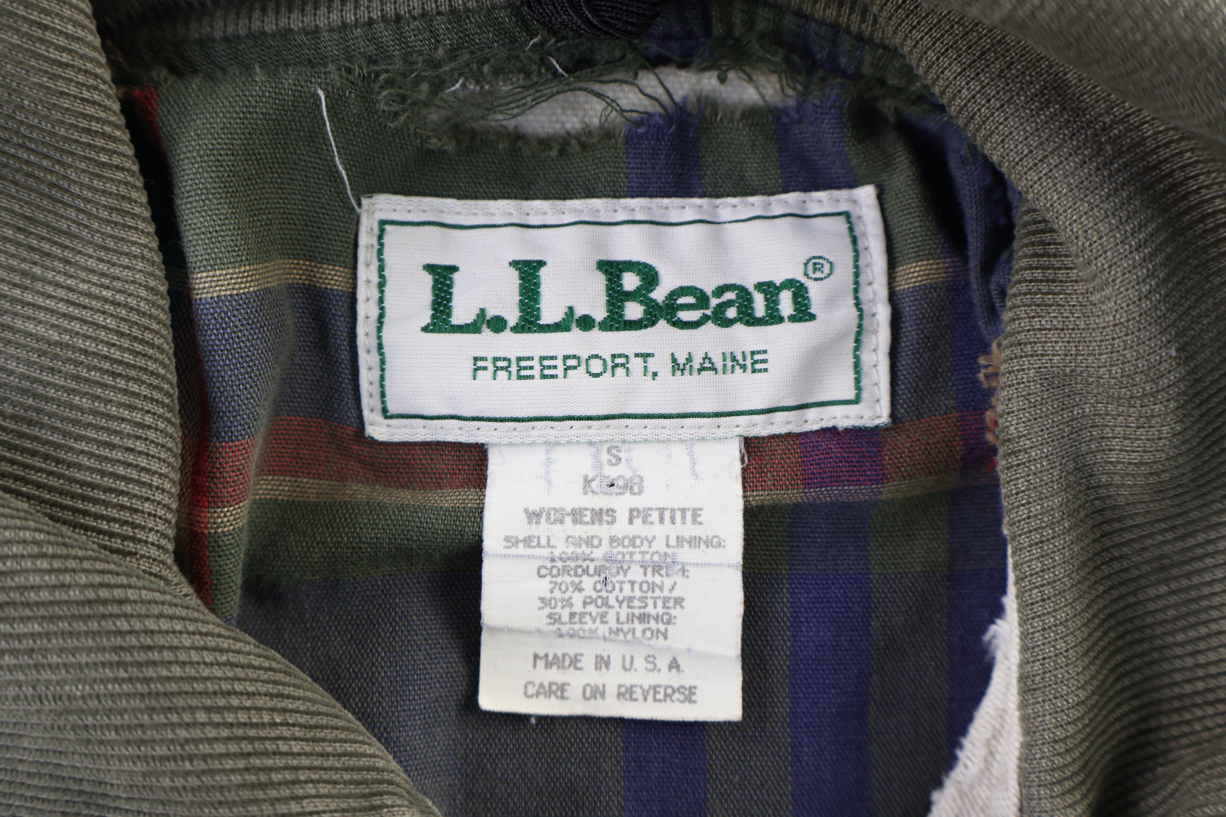 Women's Vintage L.L. Bean Beige Chore Jacket