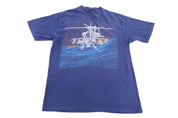 1985 AH-64 Apache Helicopter Graphic T-shirt