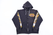 90's Harley Davidson Motorcycles Flames Full Zip Jacket