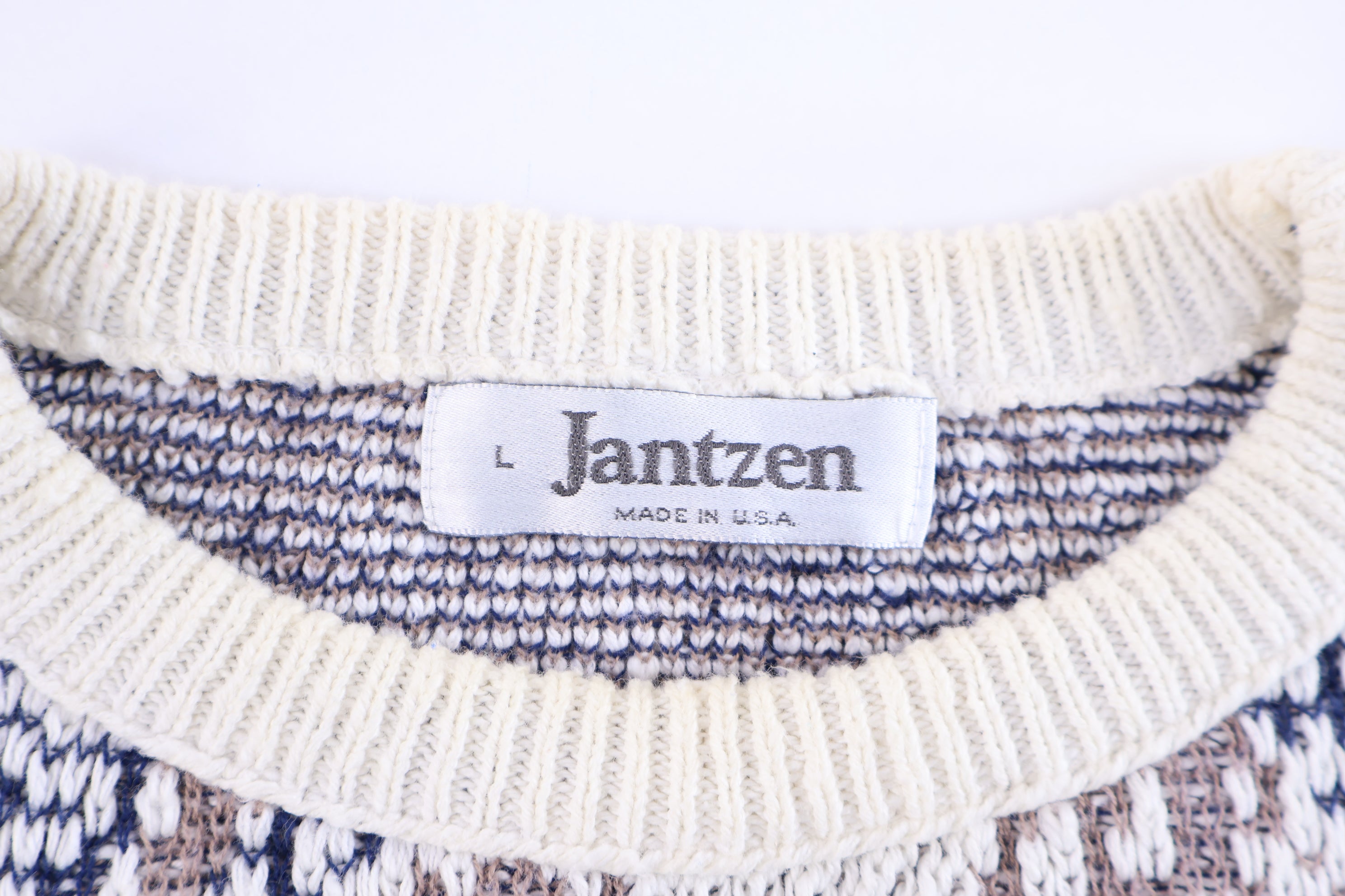 90's Jantzen Multipattern Knit Sweater