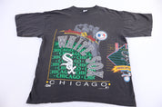 1992 Chicago White Sox Baseball All Over Graphic T-shirt