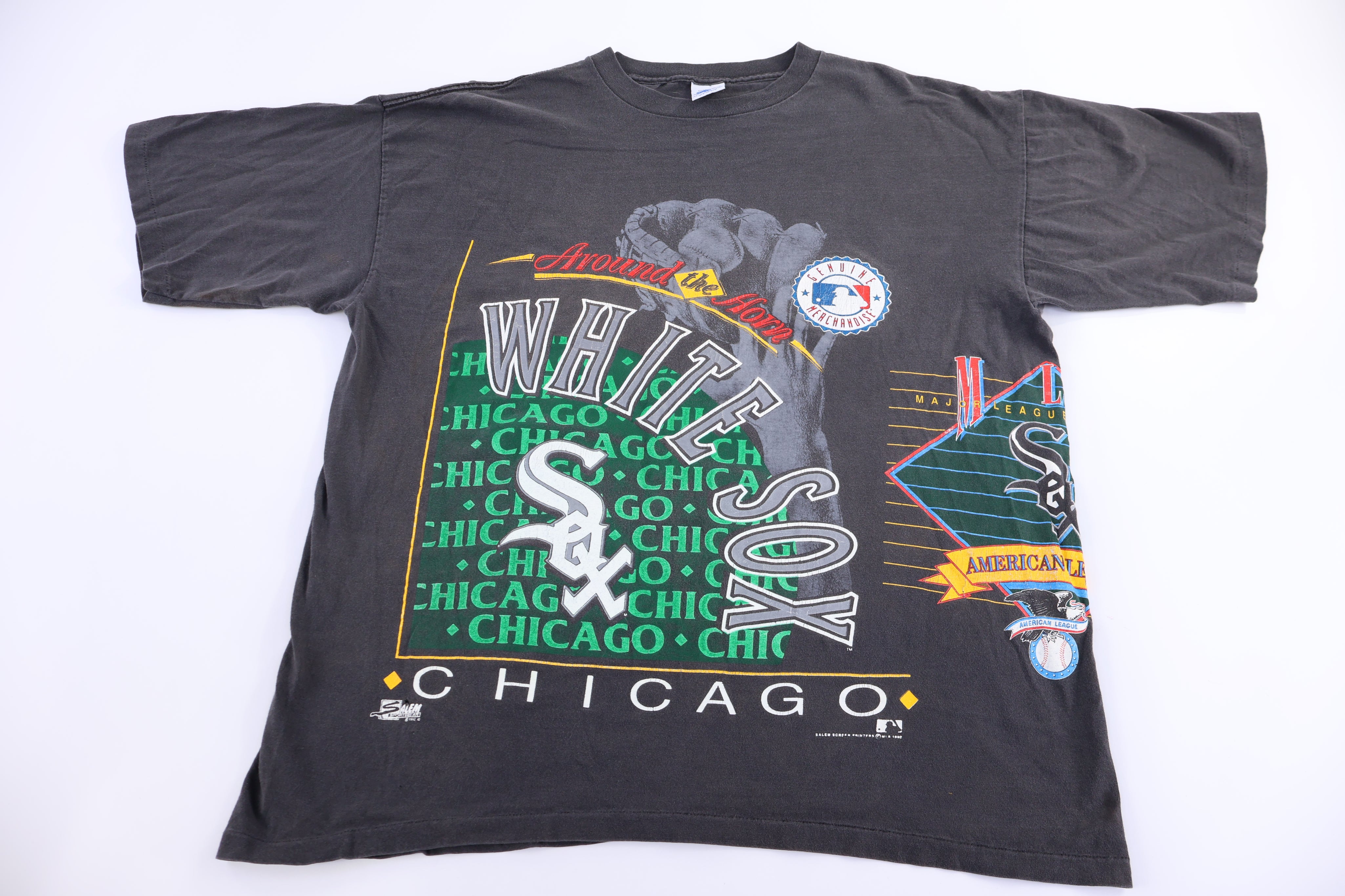 1992 Chicago White Sox Baseball All Over Graphic T-shirt