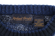 90's Michael Gerald Multipattern Knit Sweater