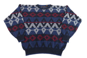 90's Michael Gerald Multipattern Knit Sweater