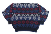 90's Michael Gerald Multipattern Knit Sweater