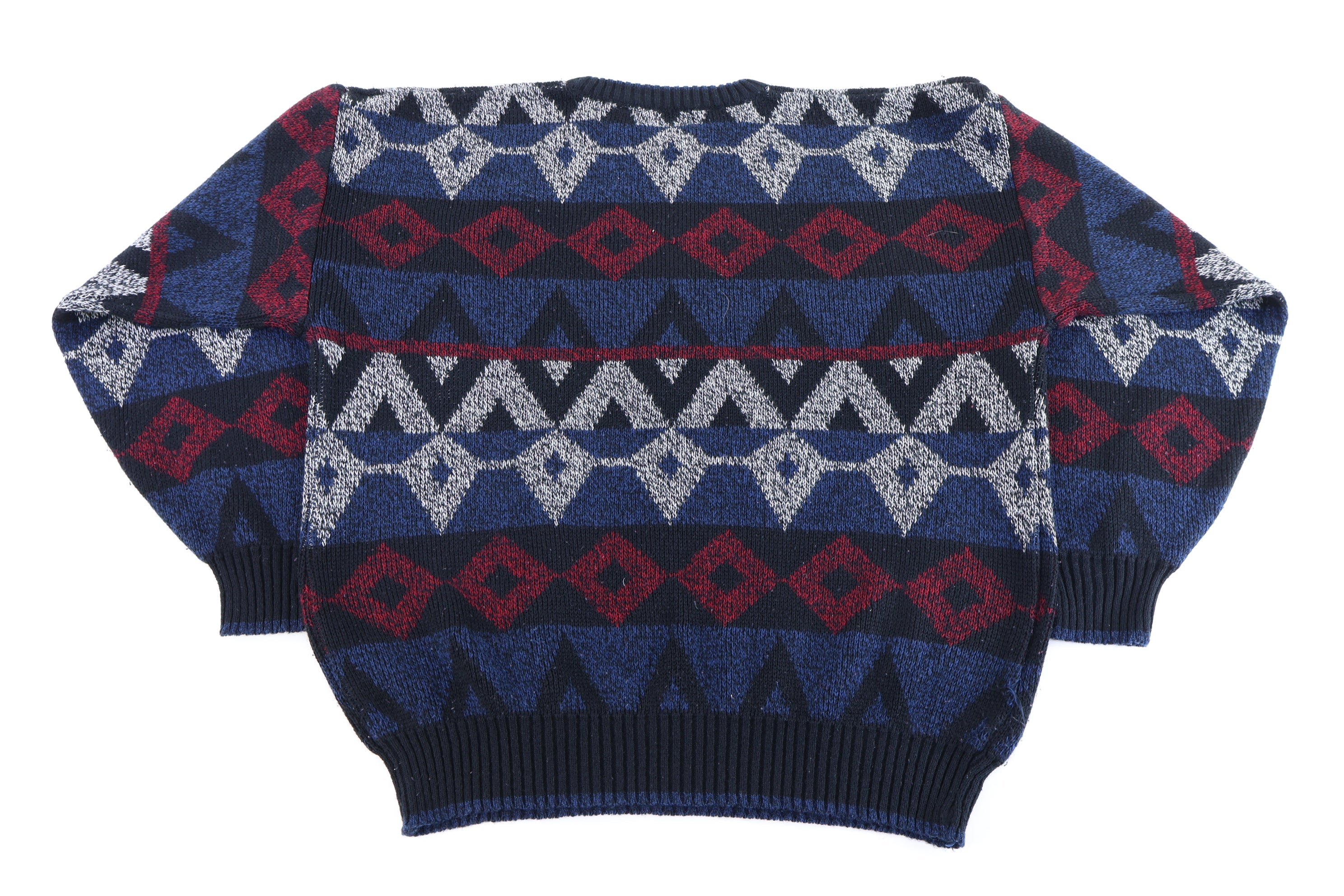 90's Michael Gerald Multipattern Knit Sweater