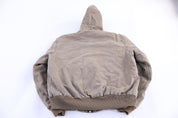 Carhartt Logo Patch Tan Full Zip Jacket