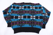 90's Penn's Landing Multipattern Knit Sweater