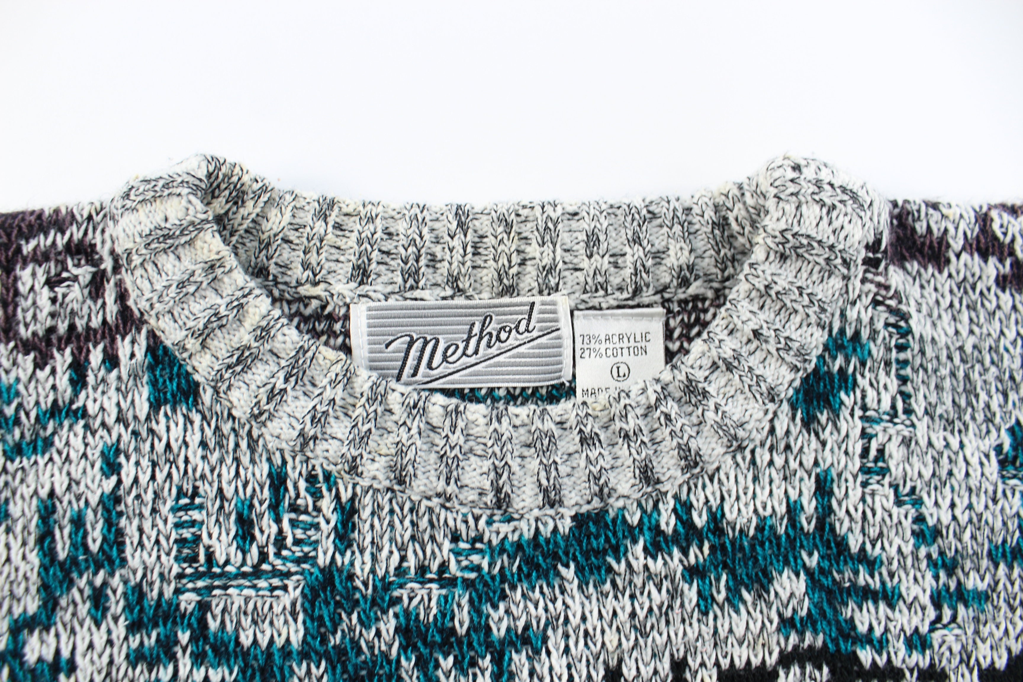 Method Acrylic Patterned Sweater