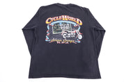 1997 Harley Davidson Motorcycles Flames LS T-shirt