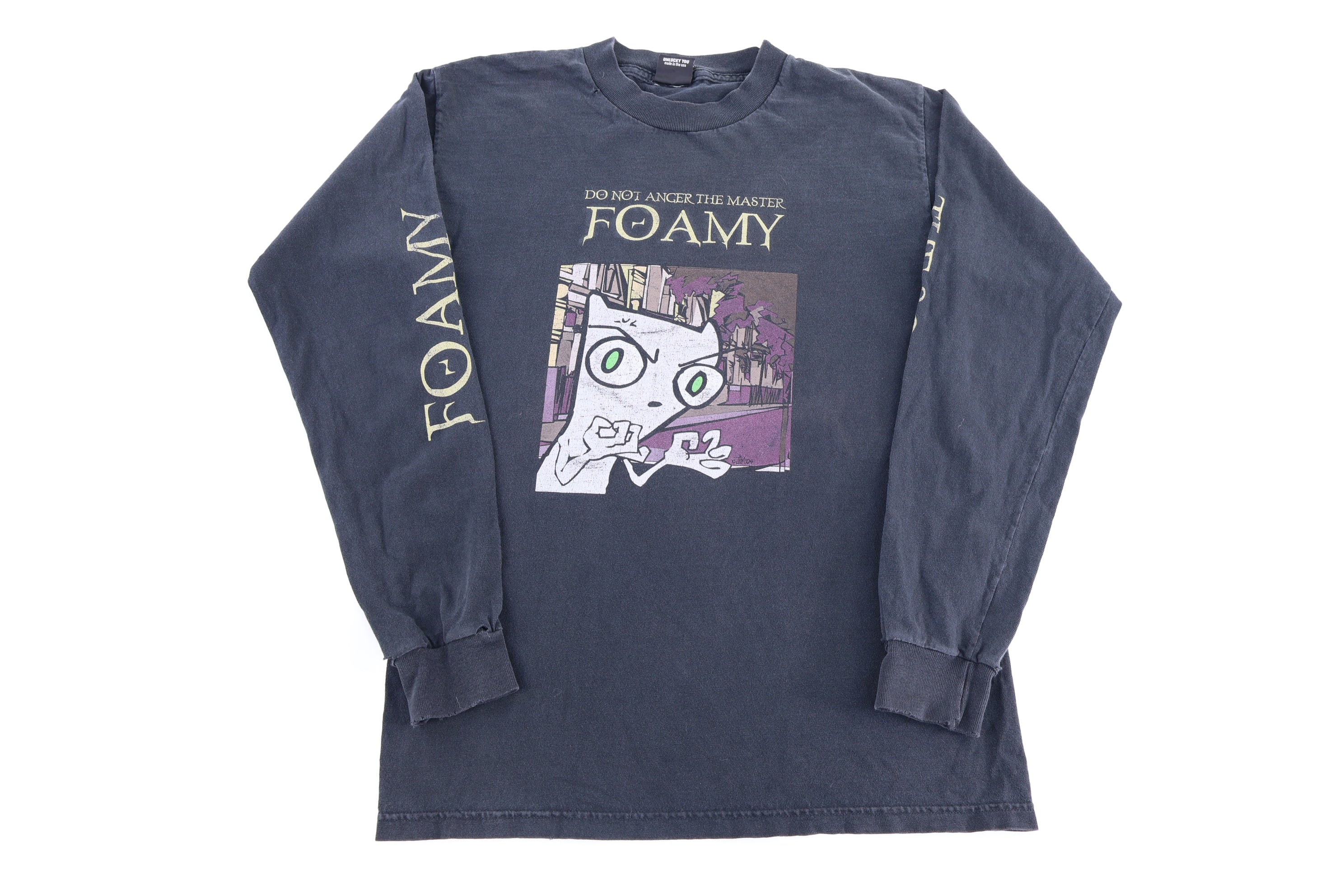 Vintage Foamy The Squirrel Do Not Anger The Master LS T-shirt
