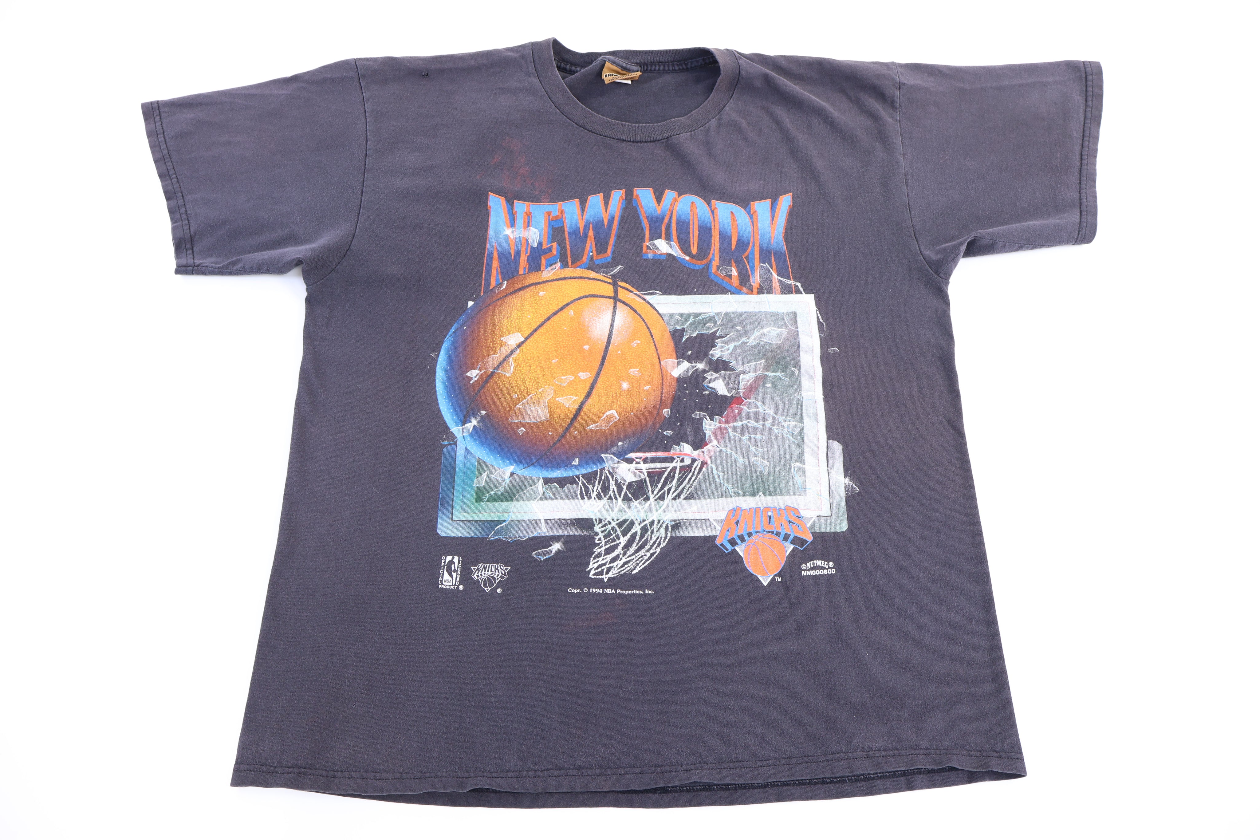 1994 New York Knicks Basketball Shattered Backboard T-shirt