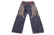 Y2K Coogi Embroidered Dark Wash Denim Jeans