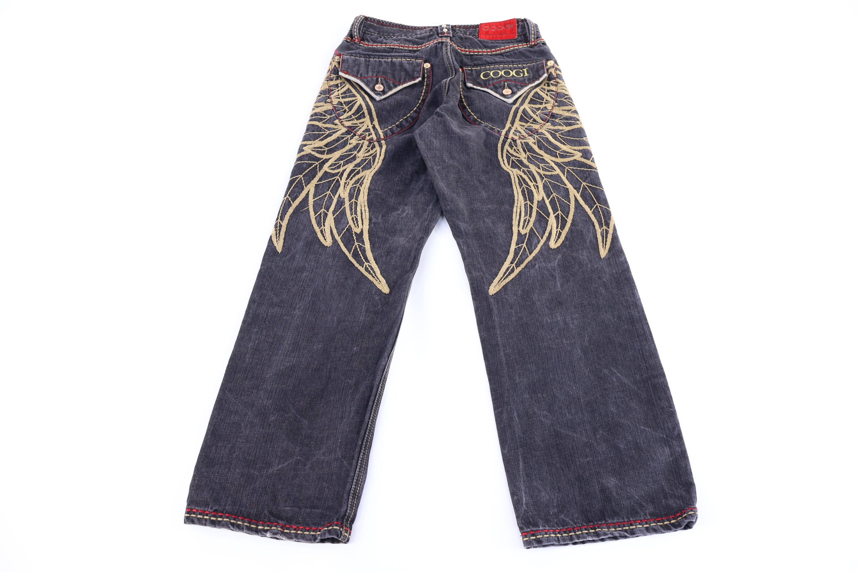 Y2K Coogi Embroidered Dark Wash Denim Jeans