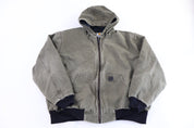 Carhartt Logo Patch Green Full Zip Jacket