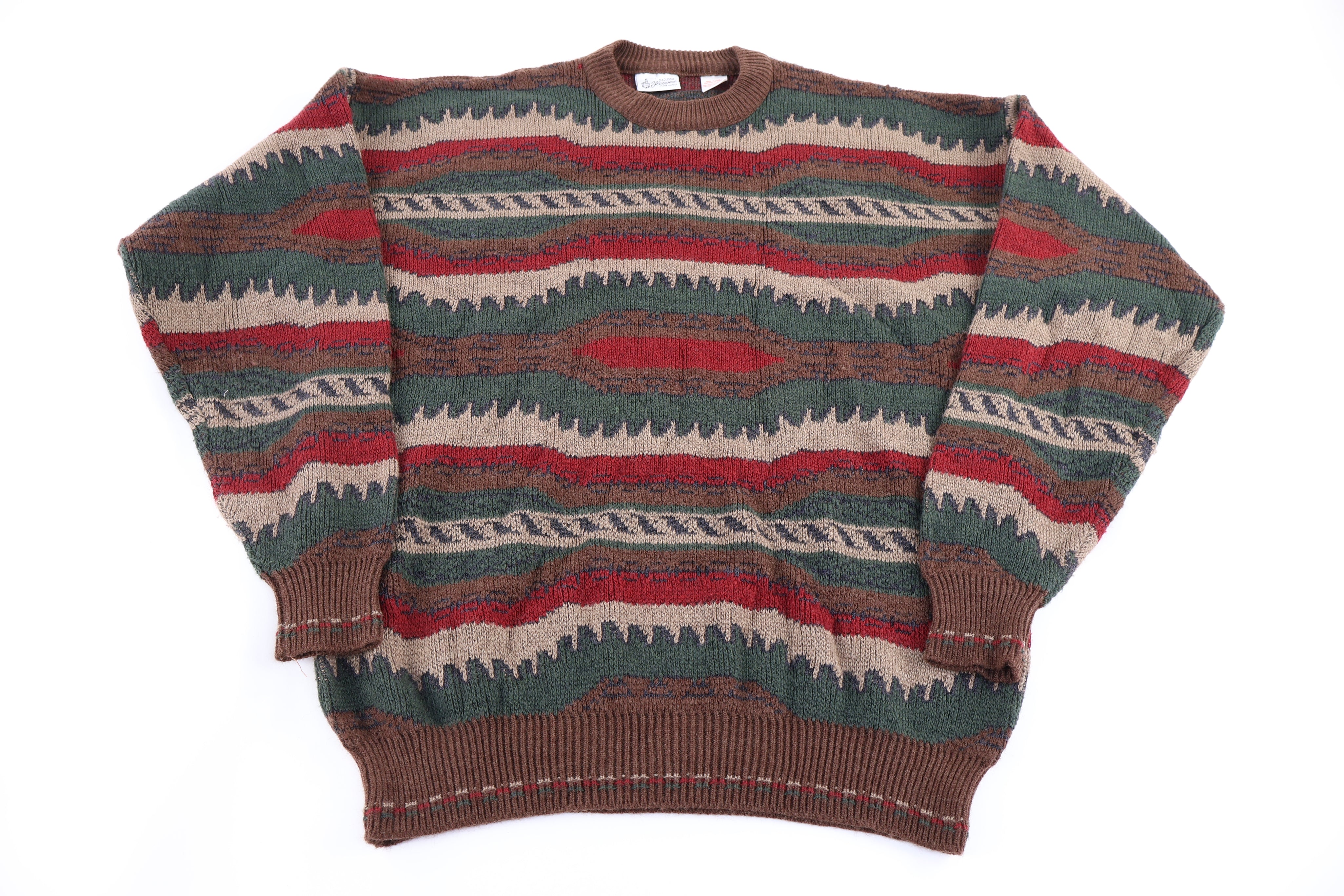 90's Florence Multipattern Knit Sweater