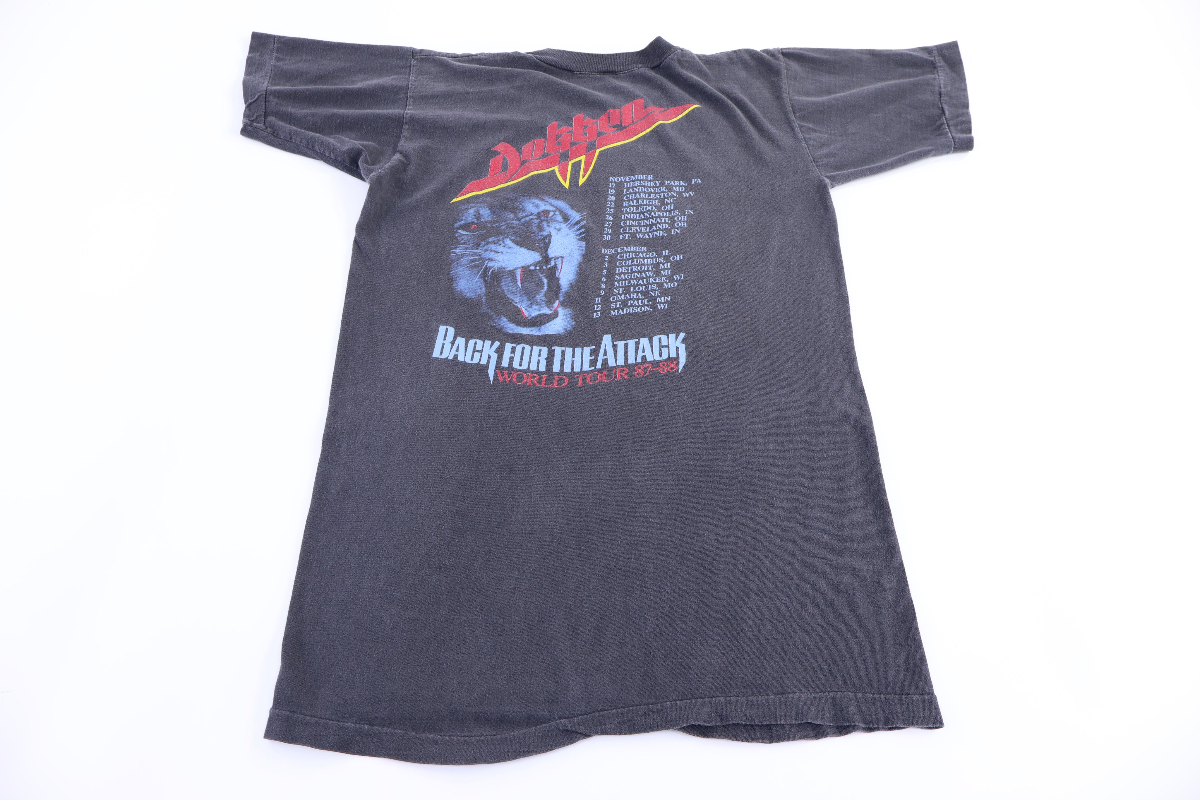 1987 Dokken Back For The Attack T-shirt