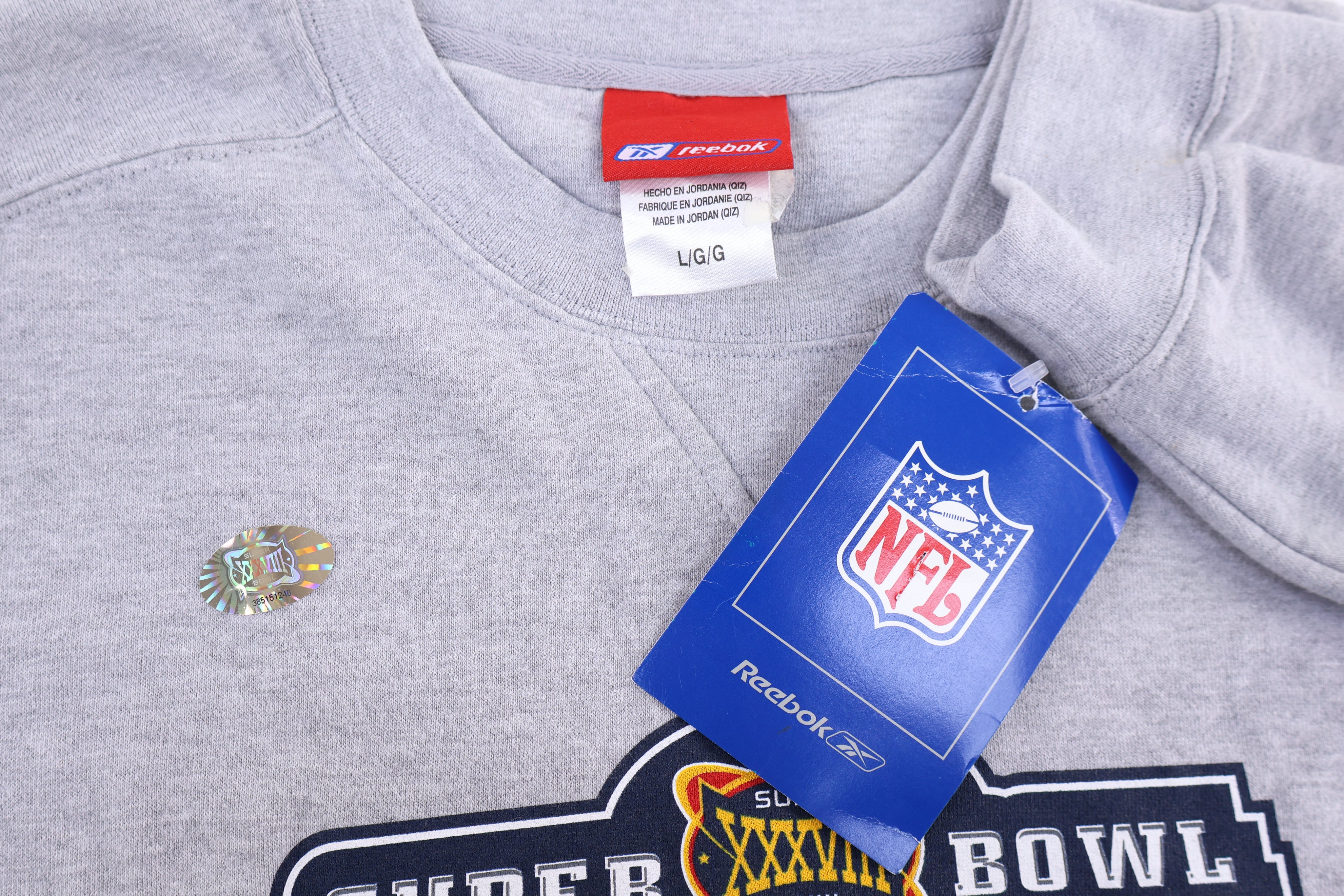2004 New England Patriots Super Bowl Champions Sweatshirt