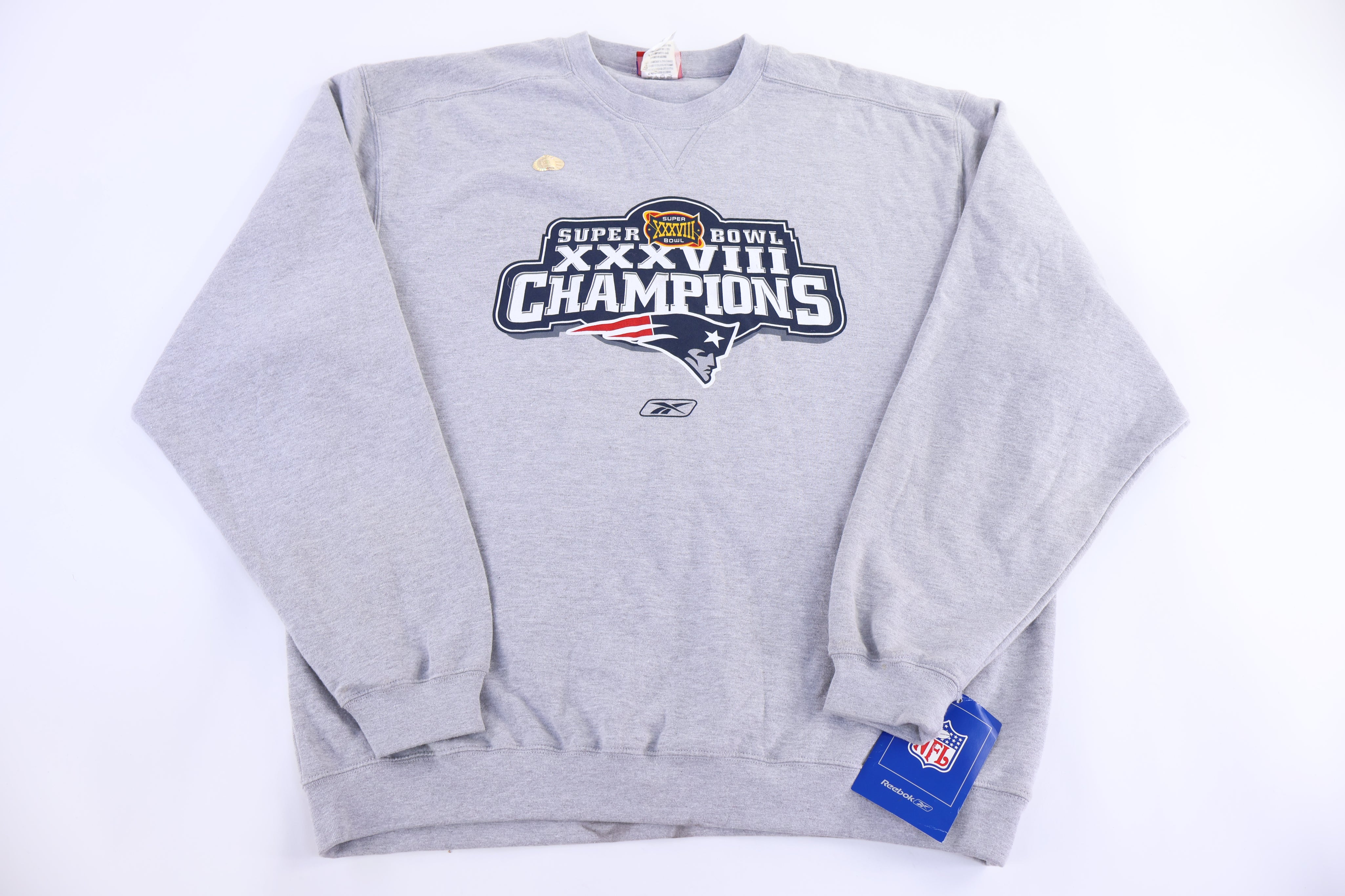 2004 New England Patriots Super Bowl Champions Sweatshirt