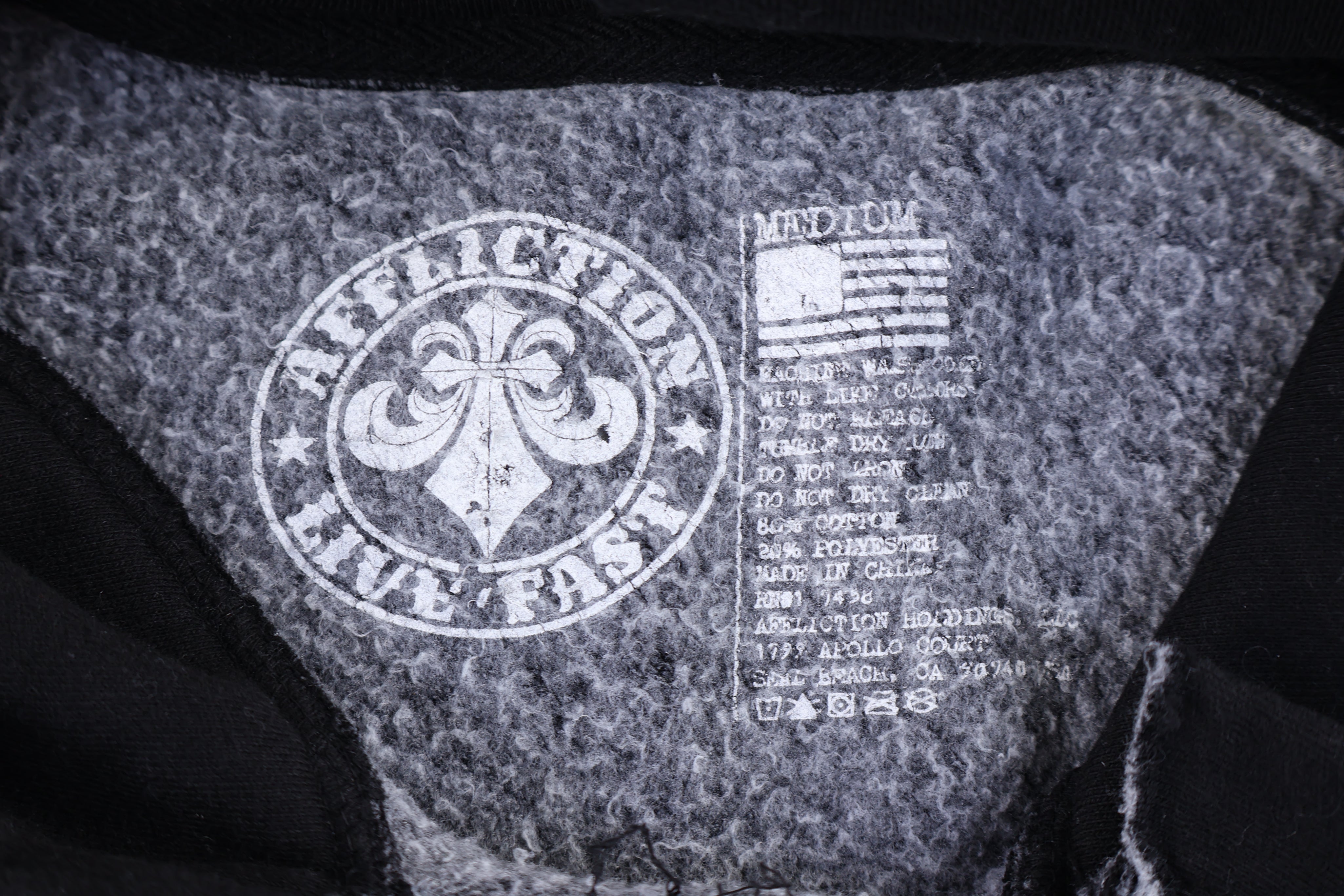 Affliction Cross Graphic Pullover Hoodie